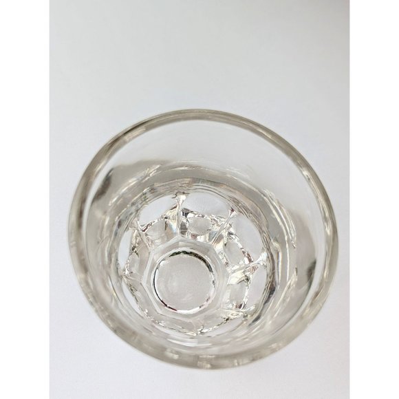 Set of 2 Vintage 70s Vodka Shooter Glasses Heavy Bottom Large Shot Glass Bourbon - Picture 5 of 9